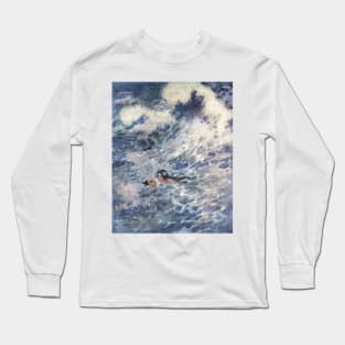 The Prince and the Mermaid by Edmund Dulac Long Sleeve T-Shirt